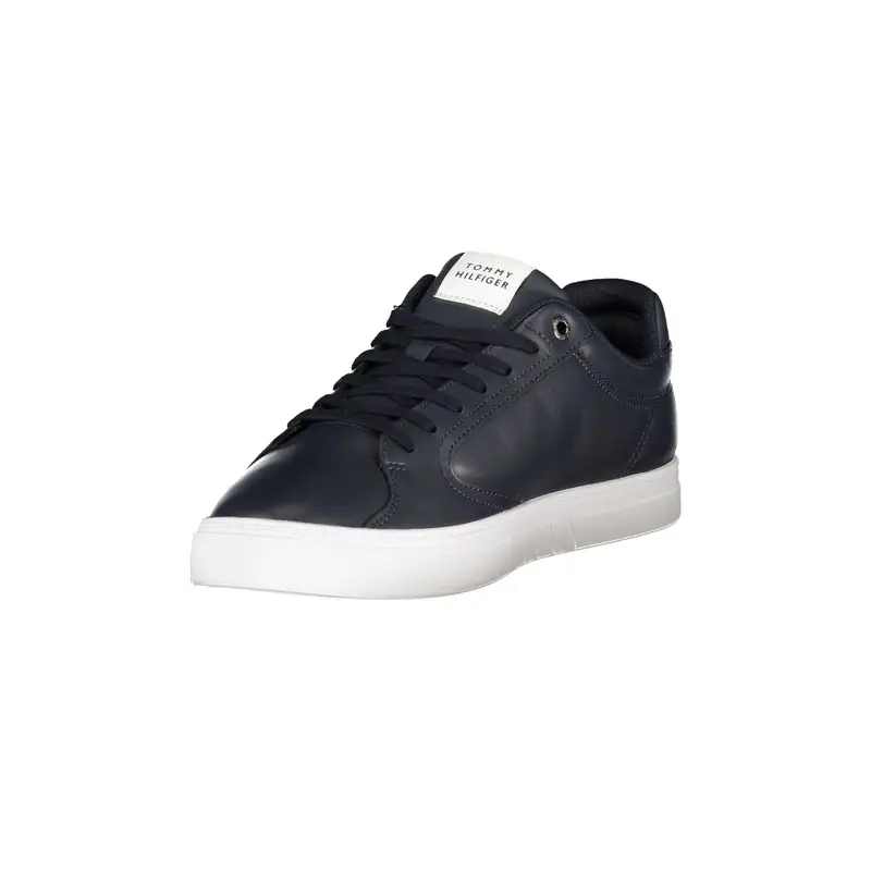 Sneakers Uomo Blu con Lacci e Dettagli a Contrasto miniatura 3