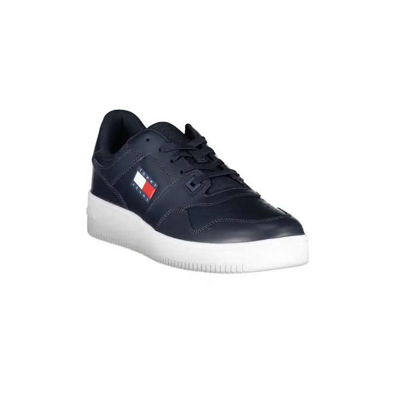 Tommy Hilfiger Sneakers Uomo Blu con Stampa Logo miniatura 2