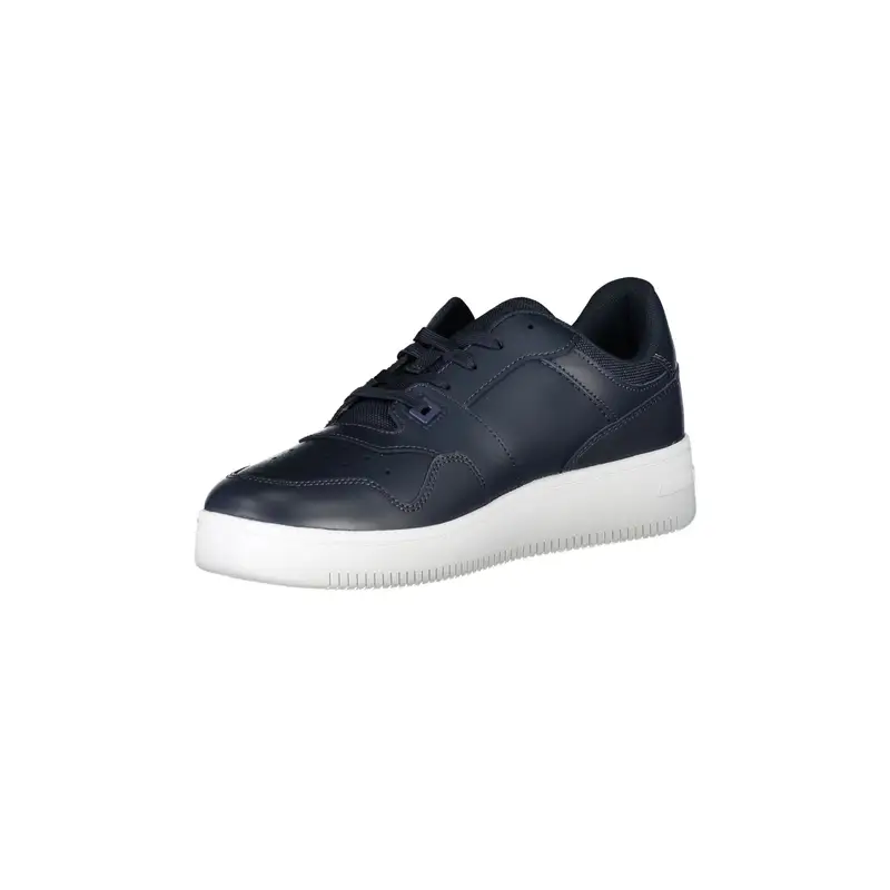 Tommy Hilfiger Sneakers Uomo Blu con Stampa Logo miniatura 3
