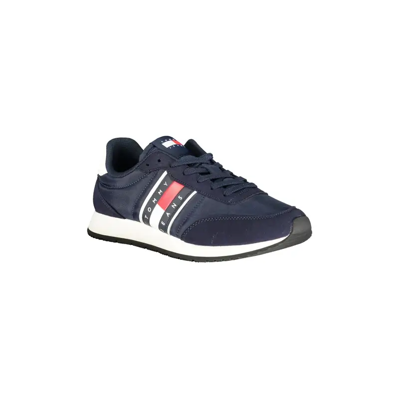 Sneakers Uomo Blu Stampa Logo miniatura 2
