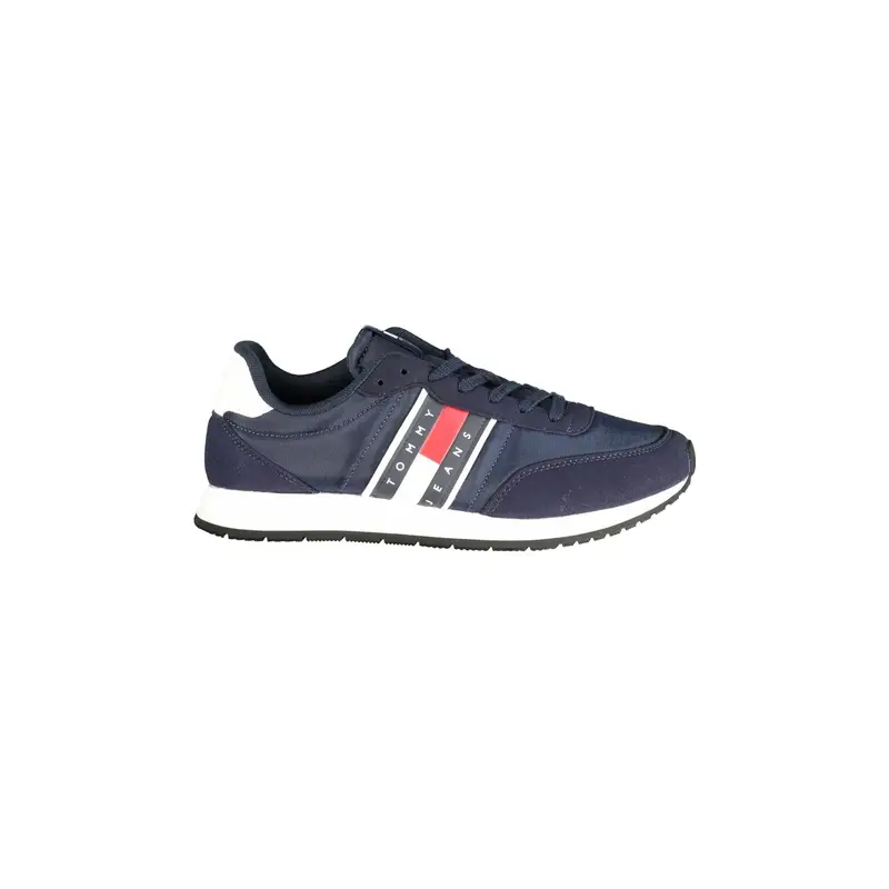Sneakers Uomo Blu Stampa Logo
