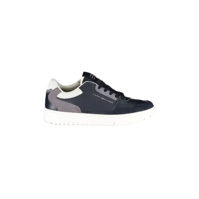 Sneakers Uomo Blu Stampa Logo