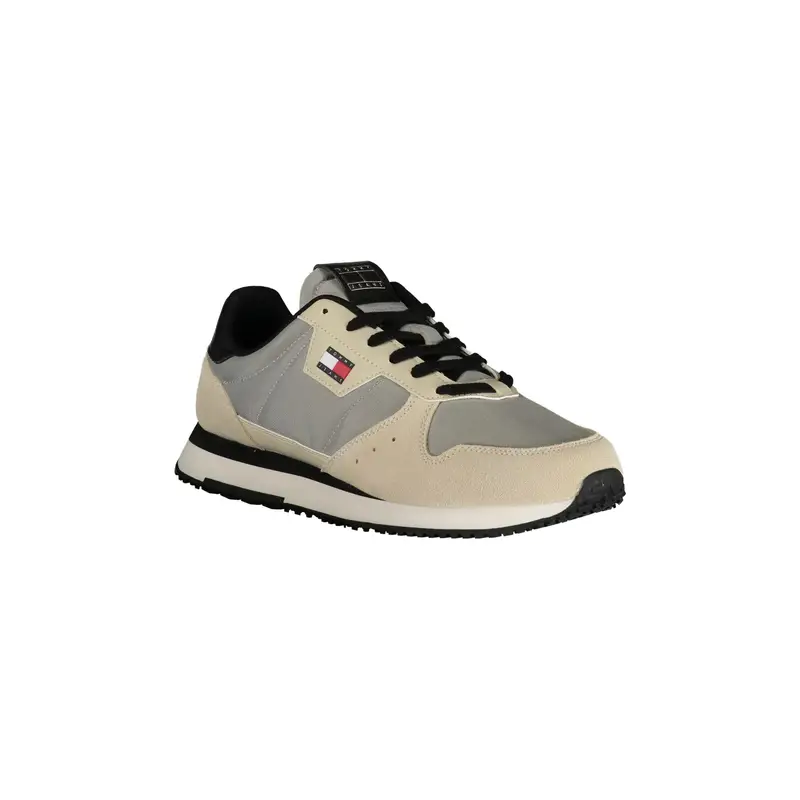 Sneakers Uomo Grigie Stampa Logo Grigio miniatura 2