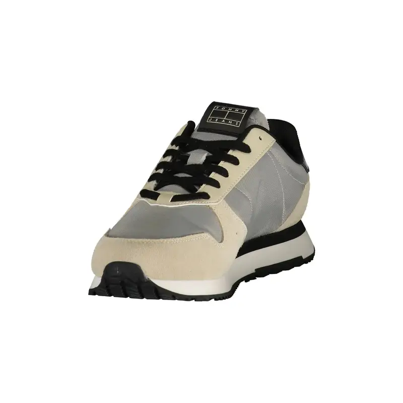 Sneakers Uomo Grigie Stampa Logo Grigio miniatura 3