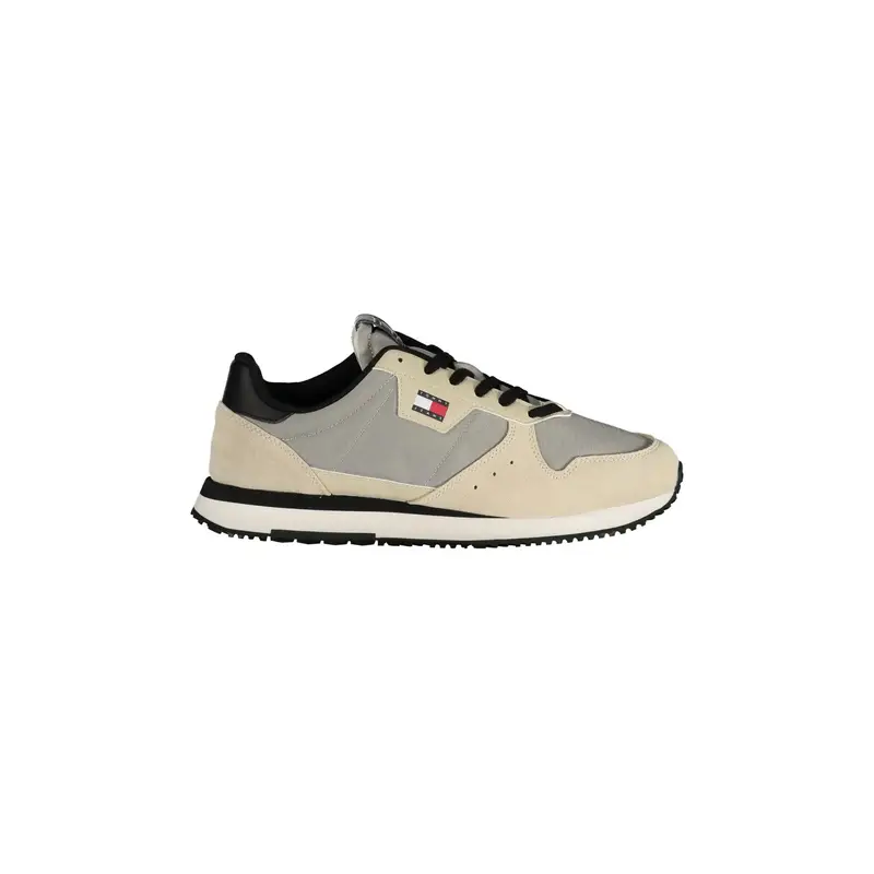 Sneakers Uomo Grigie Stampa Logo Grigio