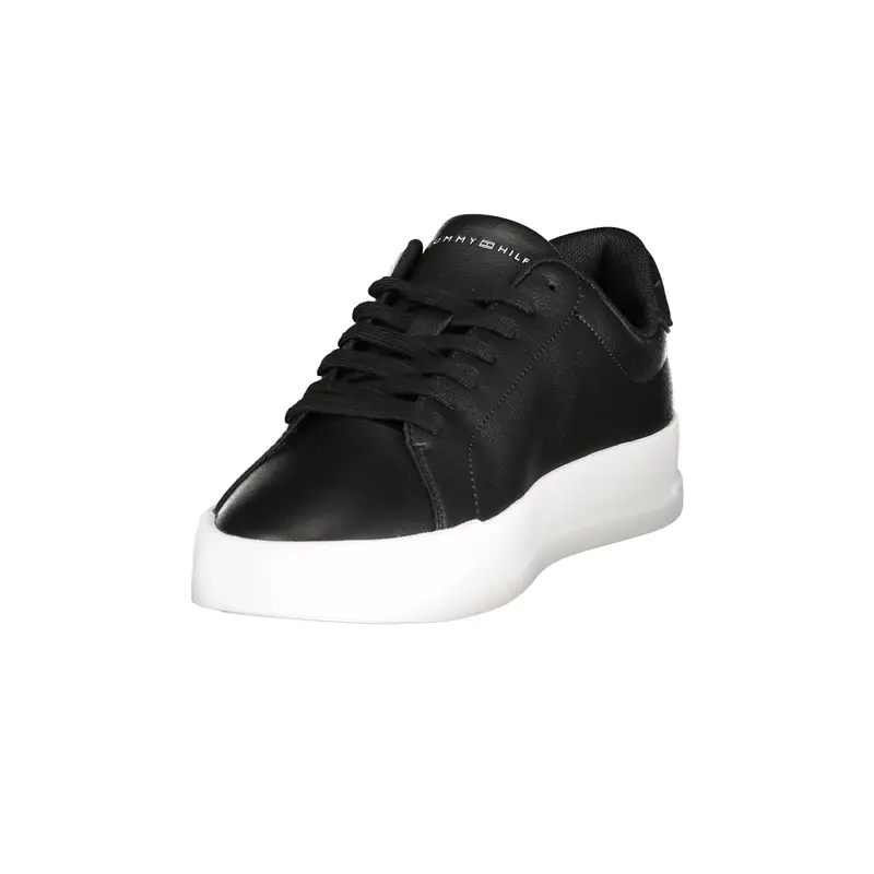 Sneakers Uomo Nere con Lacci e Dettagli Nero miniatura 3