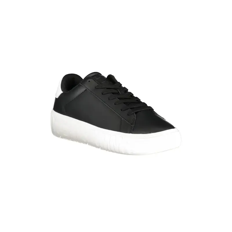Sneakers Uomo Nere Stampa Logo Nero miniatura 2