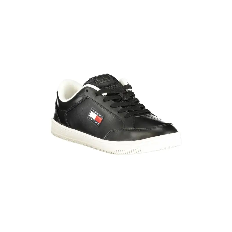 Sneakers Uomo Nere Stampa Logo Nero miniatura 2