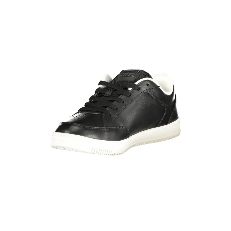 Sneakers Uomo Nere Stampa Logo Nero miniatura 3