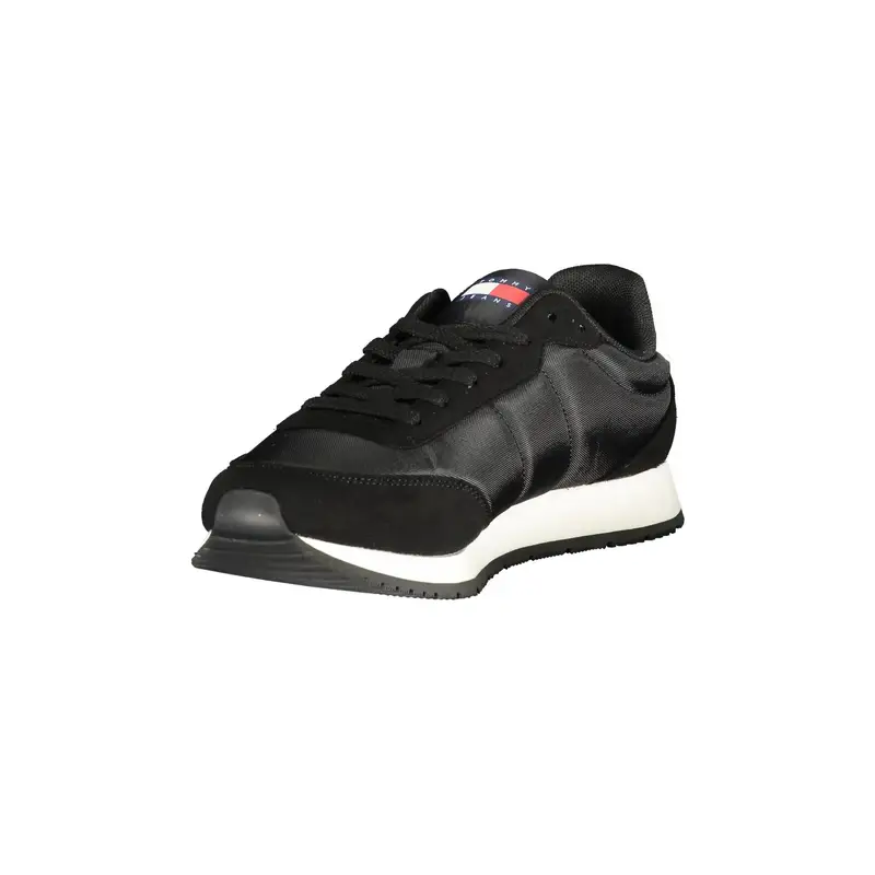 Sneakers Uomo Nere Stampa Logo Nero miniatura 3