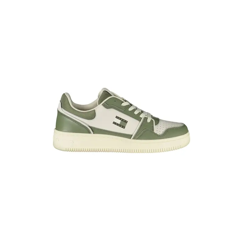 Sneakers Uomo Verdi con Lacci e Dettagli Verde