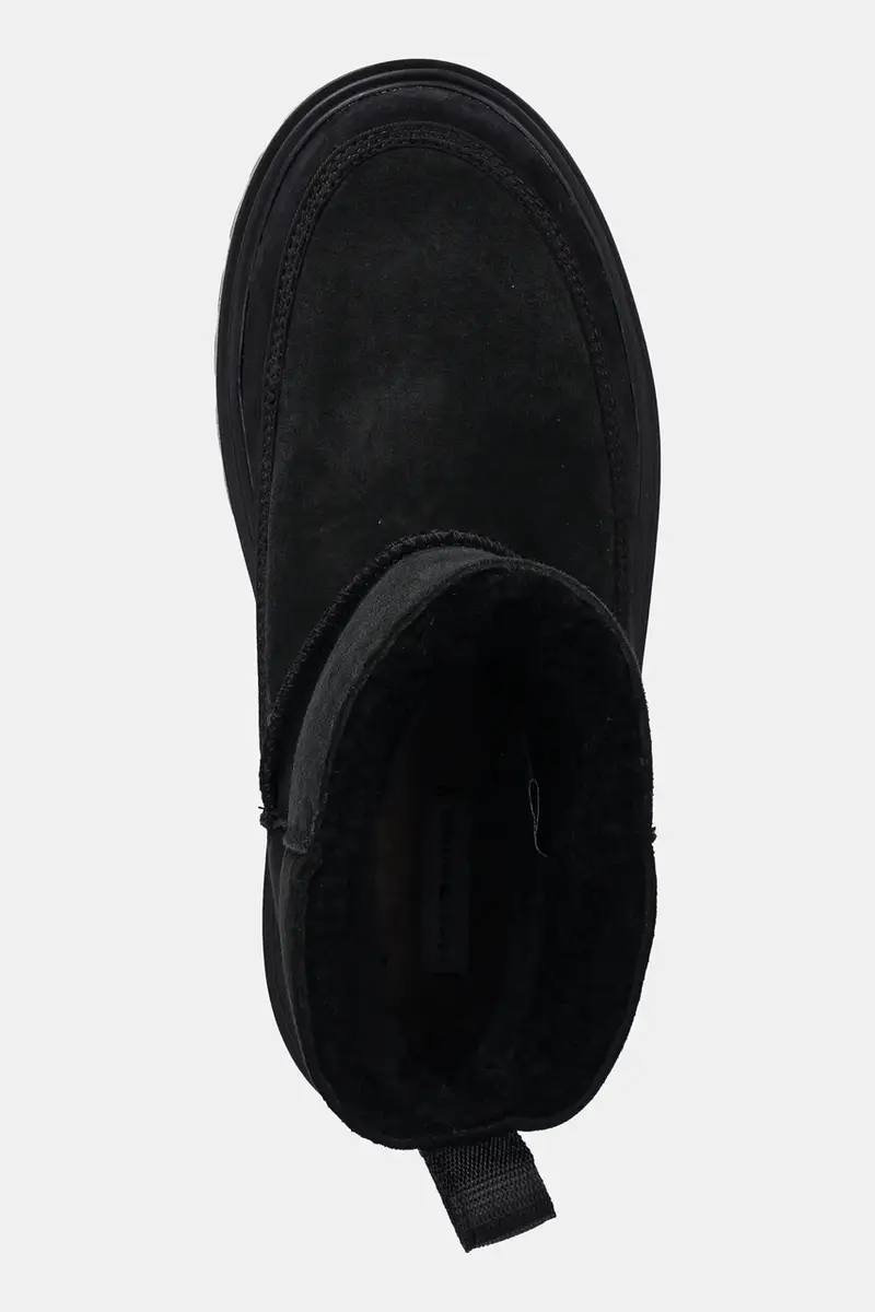 stivaletti alla caviglia in camoscio REAL SHEARLING PULLON donna colore nero FW0FW08997 miniatura 4