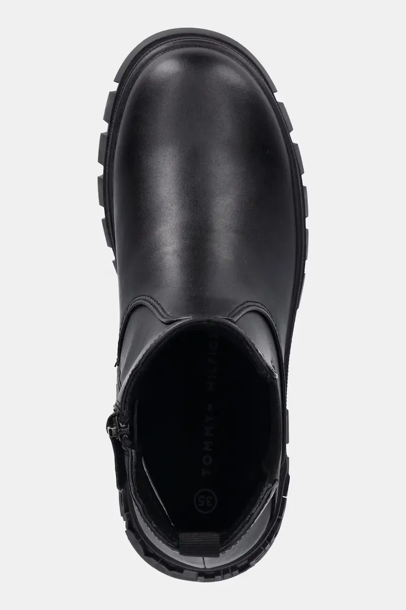 Tommy Hilfiger Stivaletti Chelsea Nero 3638301 miniatura 4