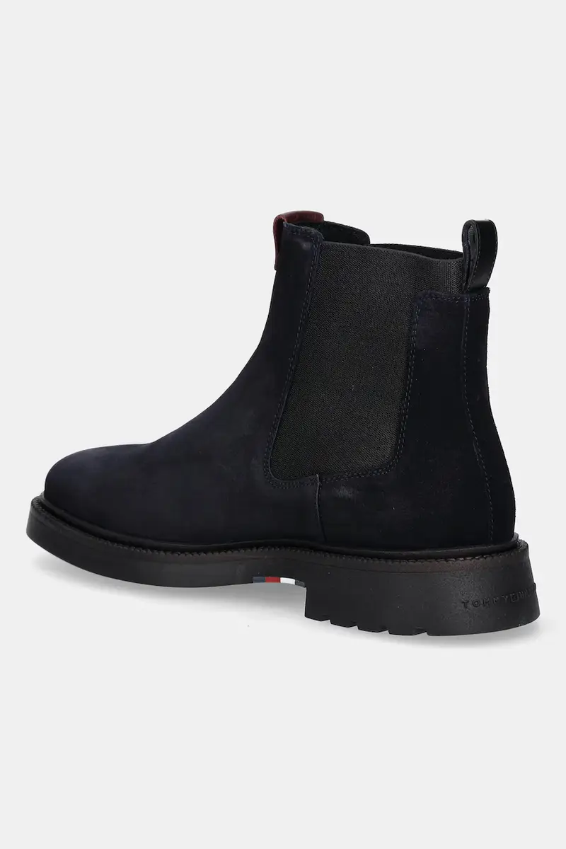 Tommy Hilfiger Stivaletti Chelsea Uomo Blu 3246159 miniatura 3