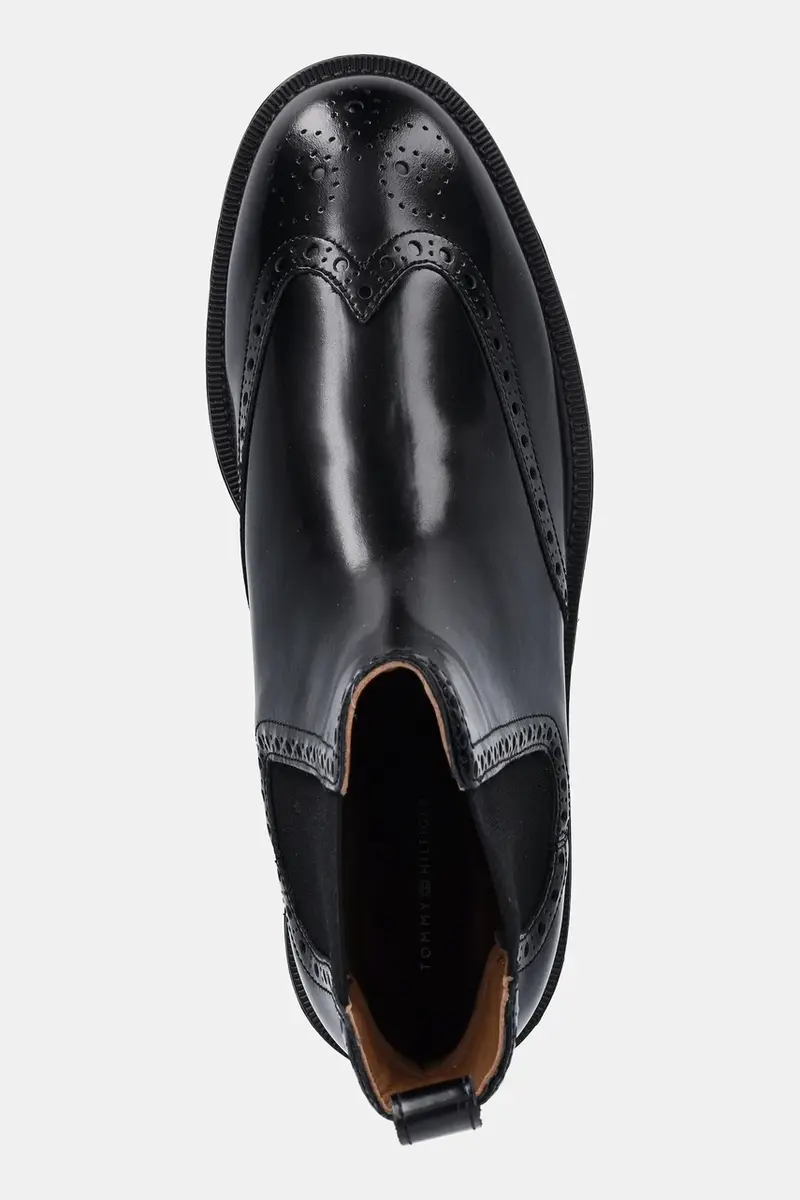 Tommy Hilfiger Stivaletti Chelsea Uomo Nero 3152949 miniatura 4