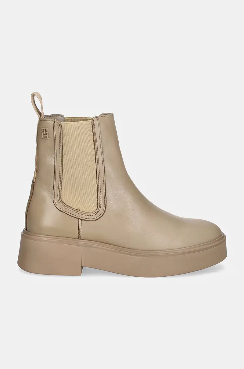 Tommy Hilfiger Stivaletti Chelsea Donna Beige 3121004 miniatura 2