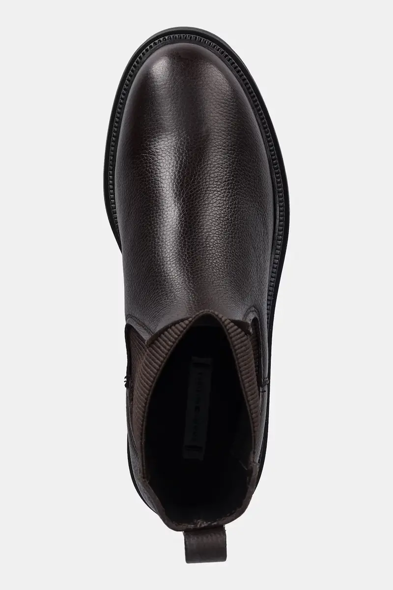 Tommy Hilfiger Stivaletti Chelsea Donna Marrone 3843632 miniatura 4