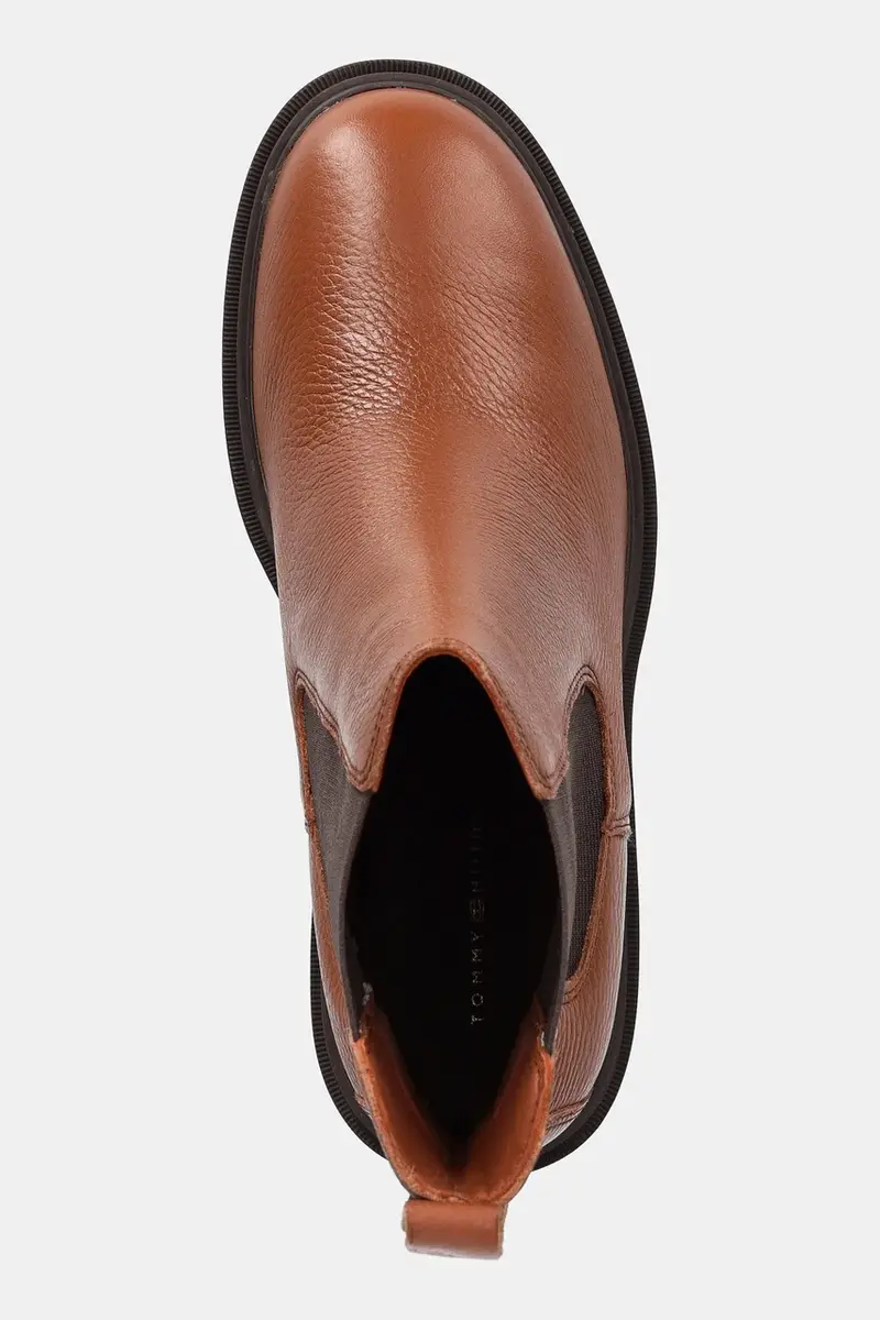 Tommy Hilfiger Stivaletti Chelsea Donna Marrone 3425374 miniatura 4