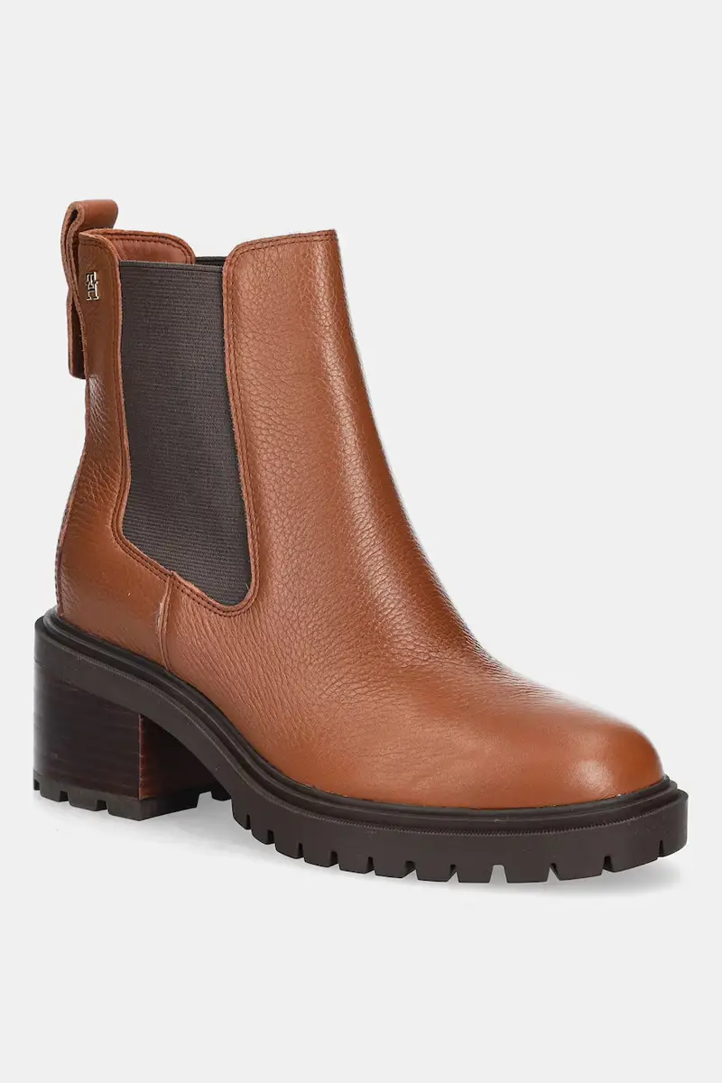 Tommy Hilfiger Stivaletti Chelsea Donna Marrone 3425374