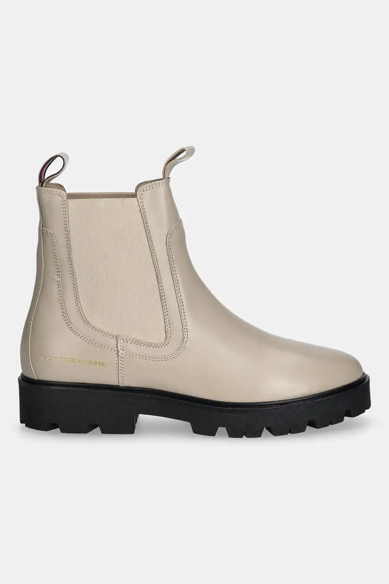 Tommy Hilfiger Stivaletti Chelsea Donna Beige 3840370 miniatura 2