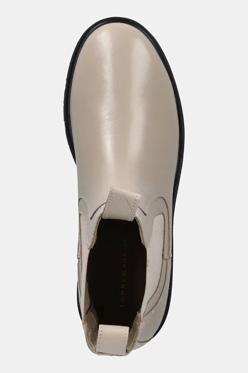 Tommy Hilfiger Stivaletti Chelsea Donna Beige 3840370 miniatura 4