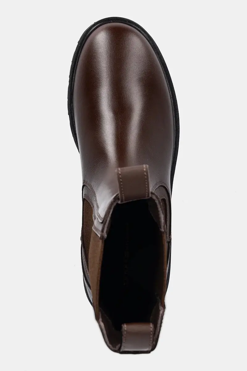 Tommy Hilfiger Stivaletti Chelsea Donna Marrone 3842966 miniatura 4