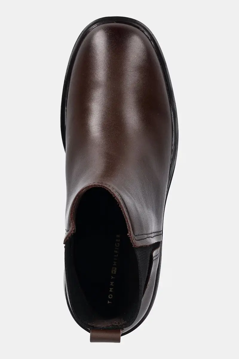 Tommy Hilfiger Stivaletti Chelsea Donna Marrone 3138779 miniatura 4