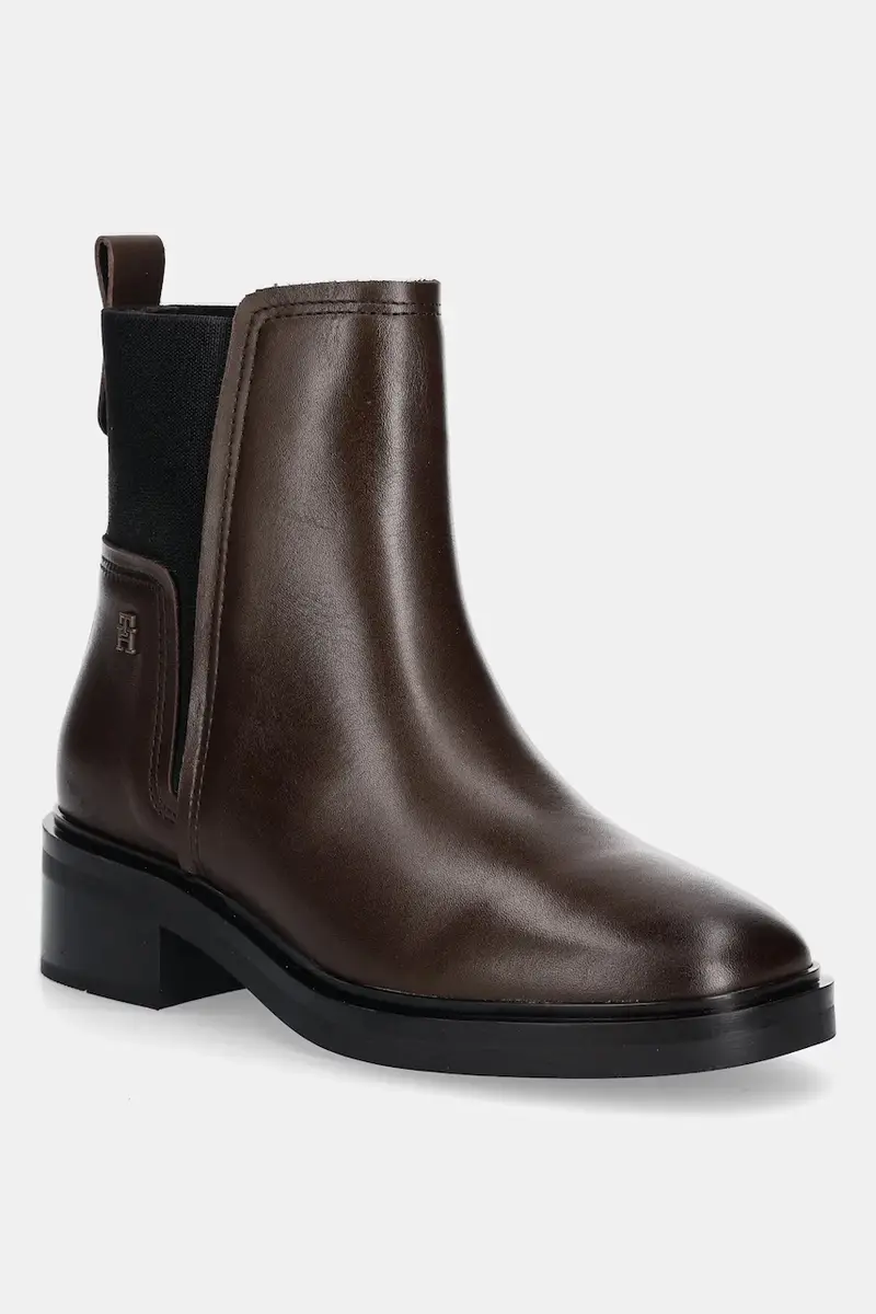 Tommy Hilfiger Stivaletti Chelsea Donna Marrone 3138779