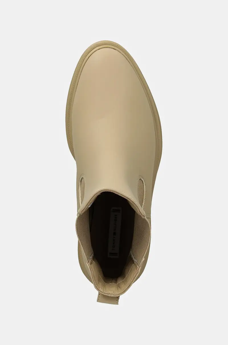 Tommy Hilfiger Stivaletti Chelsea Donna Beige 3830169 miniatura 4