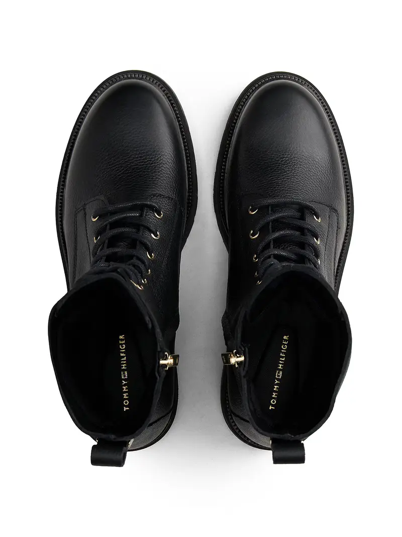 Stivaletto stringato nero miniatura 3