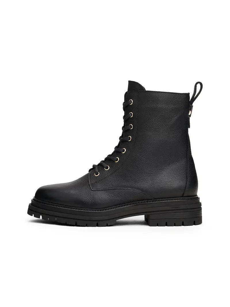 Stivaletto stringato nero