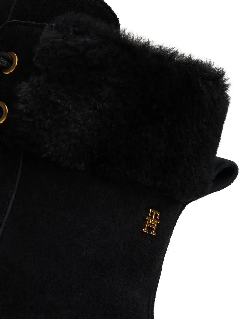 Stivaletto stringato nero miniatura 3