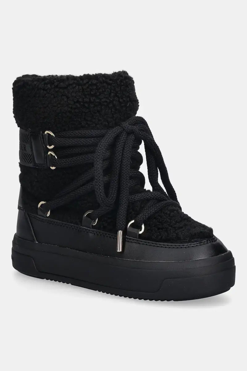 stivali da neve FAUX SHEARLING SNOWBOOT colore nero FW0FW08788