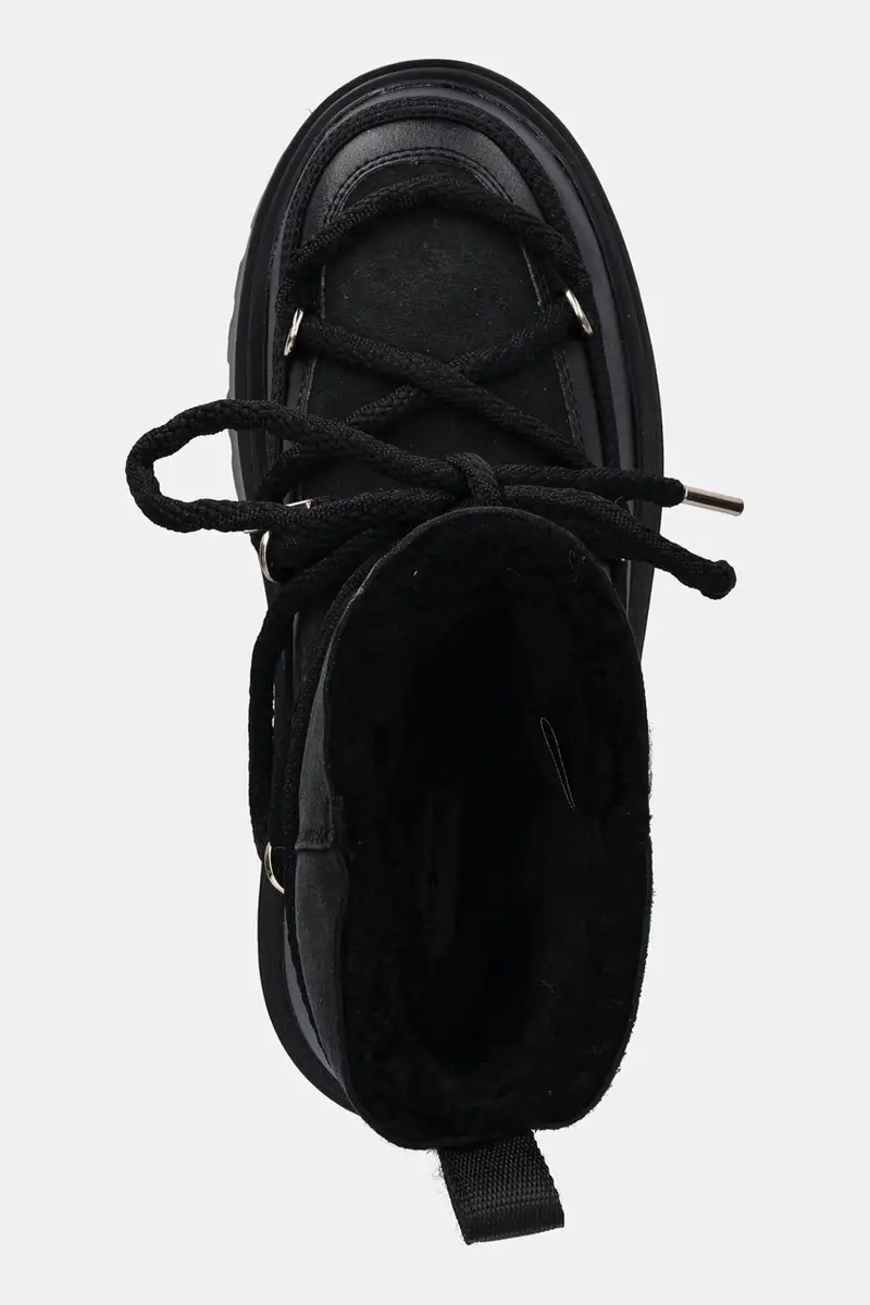 stivali da neve REAL SHEARLING LACEUP donna colore nero FW0FW08996 miniatura 4