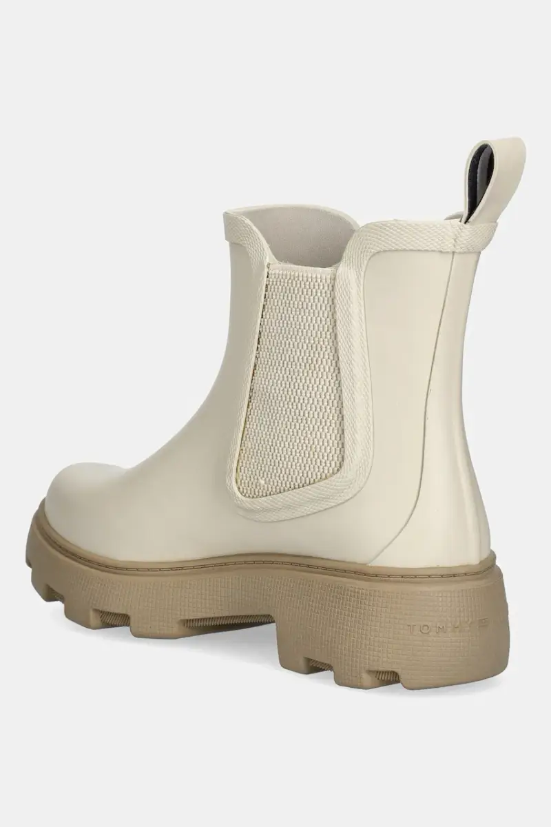 stivali di gomma RUBBER FLAG CLEATED RAINBOOT donna colore beige FW0FW08637 miniatura 3