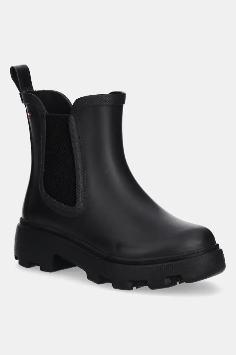 stivali di gomma RUBBER FLAG CLEATED RAINBOOT donna colore nero FW0FW08637