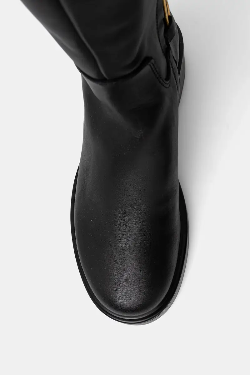 stivali in pelle TH HORSEBIT RIDING OVERKNEE BOOT colore nero FW0FW08976 miniatura 4