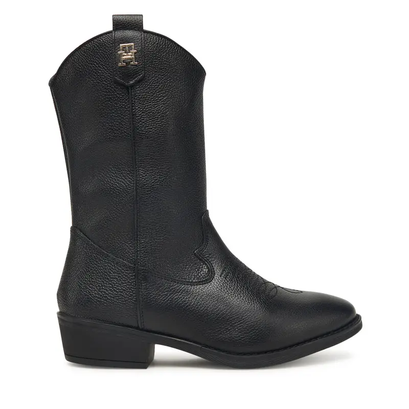 Stivali texani Tommy Hilfiger T3A6-34040-0036999 Nero