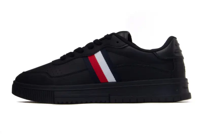 Tommy Hilfiger Supercup Leather shoes FM0FM04824 size 44 44 nero