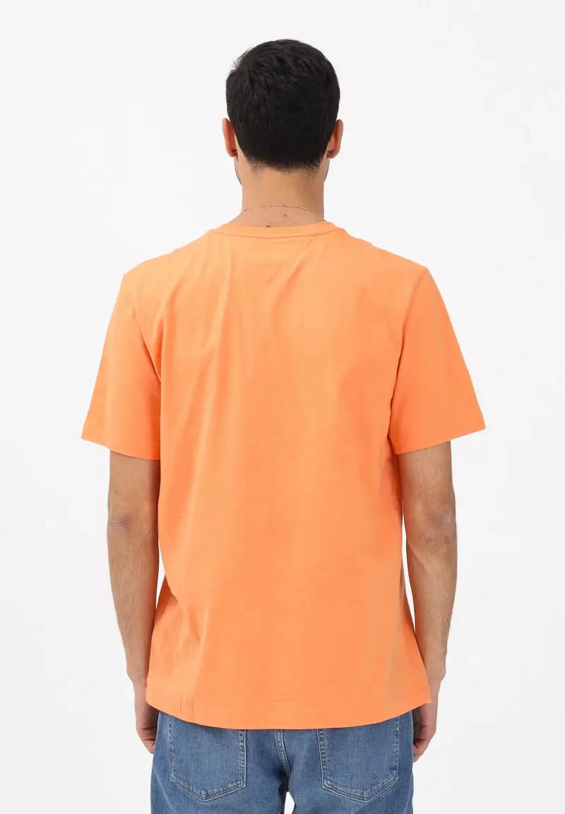 Tommy Hilfiger T-shirt Uomo Arancione 3982961 miniatura 3