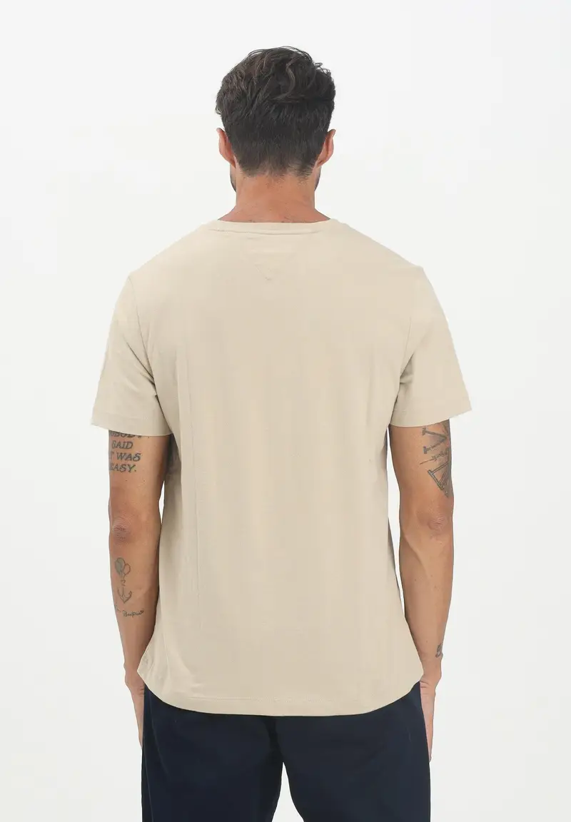Tommy Hilfiger T-shirt Uomo Beige 1058535 miniatura 2