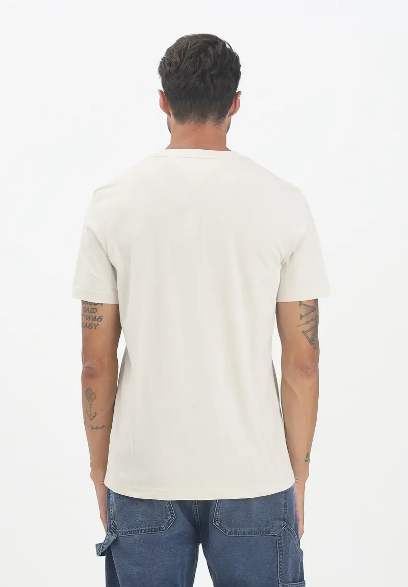 Tommy Hilfiger T-shirt Uomo Beige 1345334 miniatura 2