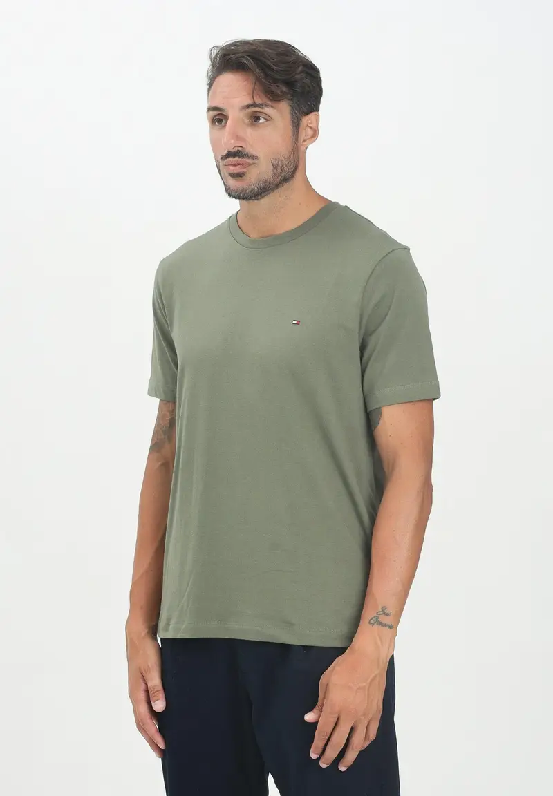 Tommy Hilfiger T-shirt Uomo Verde 1058594