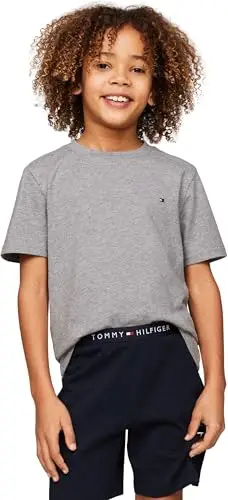 Tommy Hilfiger T-shirt Bambino Grigio 3514795 miniatura 2