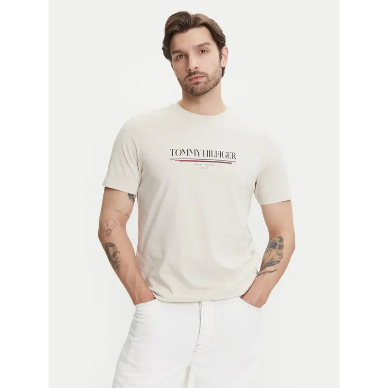 Tommy Hilfiger T-shirt Beige 3990726