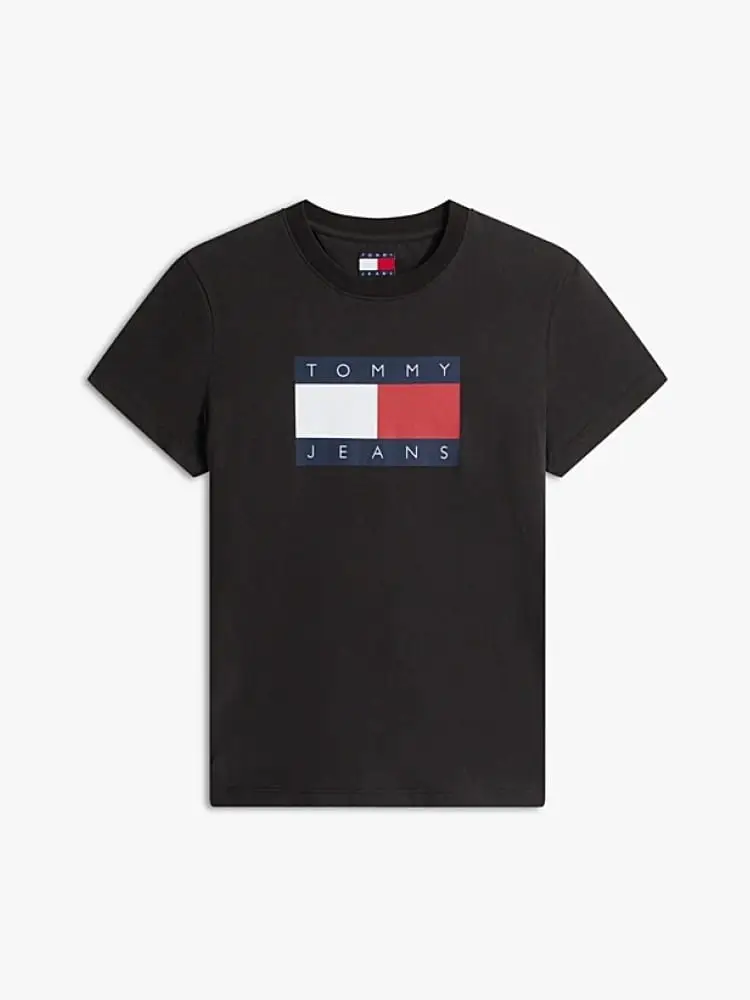Tommy Hilfiger T-shirt Donna Nero 4369345