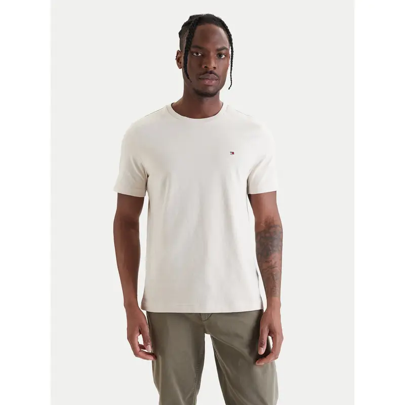 T-shirt Ess Seasonal MW0MW39995 Beige Regular Fit