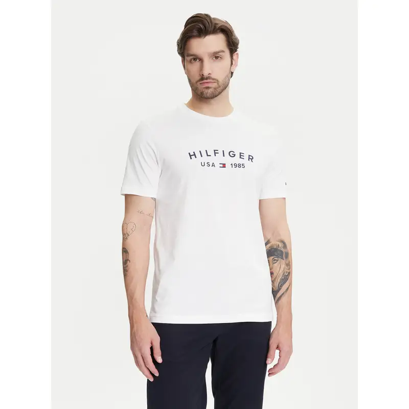 T-shirt Fathers Day MW0MW39356 Bianco Regular Fit