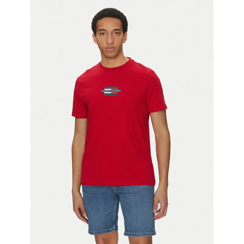 Tommy Hilfiger T-shirt Rosso 4237944