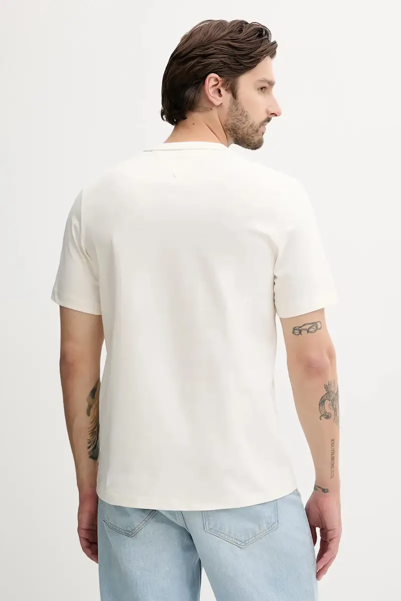 Tommy Hilfiger T-shirt Uomo Beige 3123163 miniatura 2